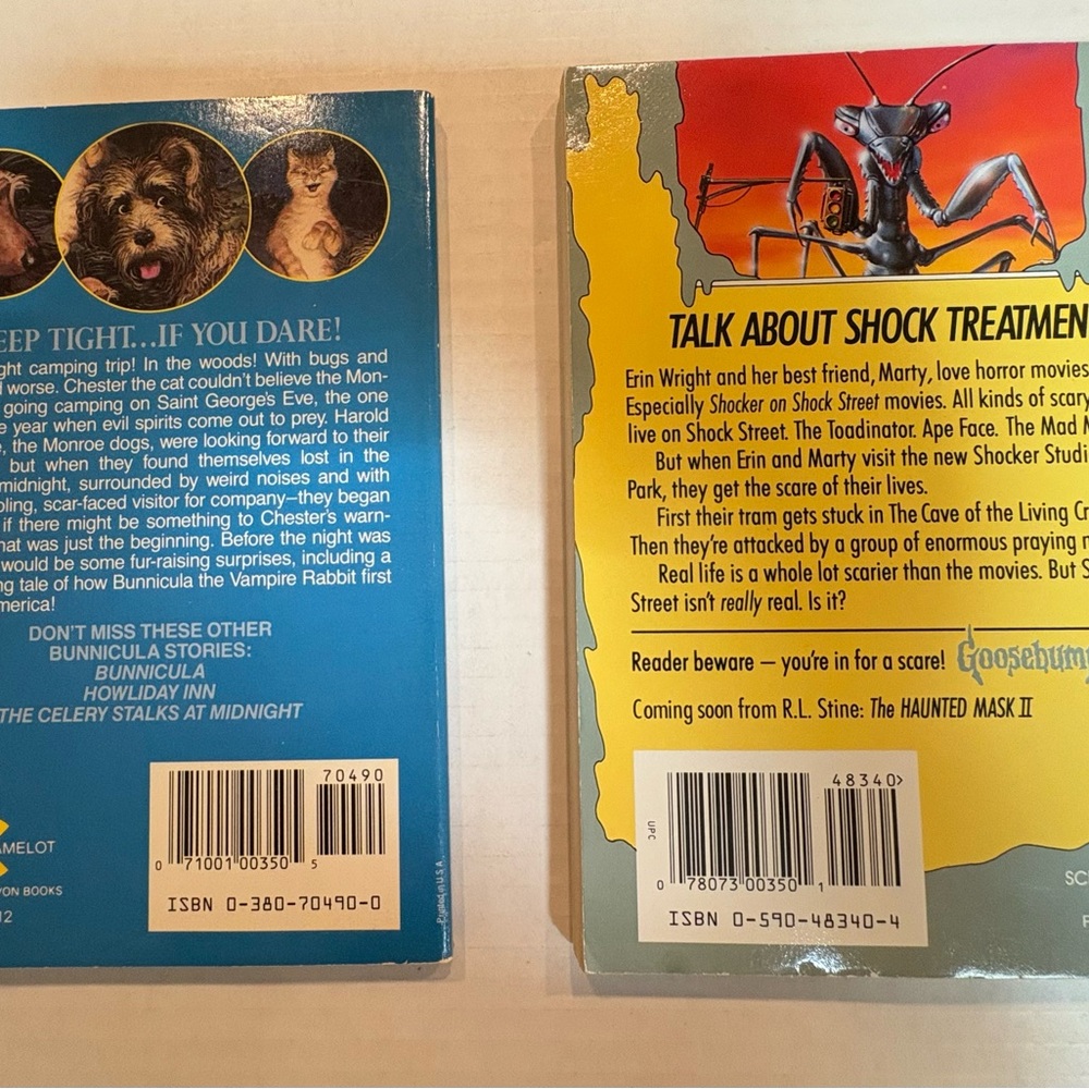 Goosebumps and Bunnicula Books Set - Picture 2 of 2